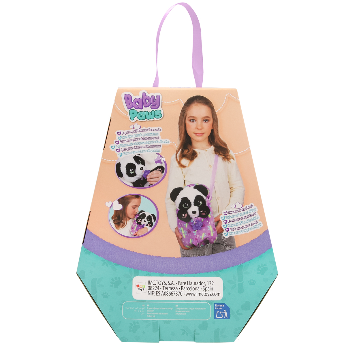Інтерактивна іграшка Baby Paws W3 – Малюк Панда (з аксес.) — фото 2