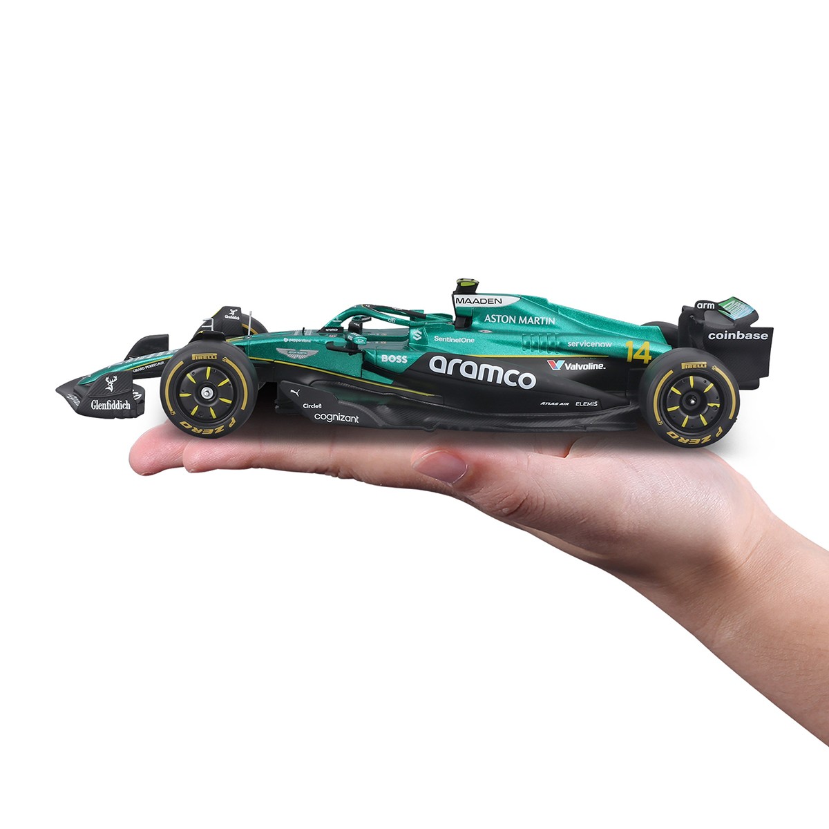 Автомодель с фигуркой – Aston Martin AMR25 (2025) (1:24) — фото 8