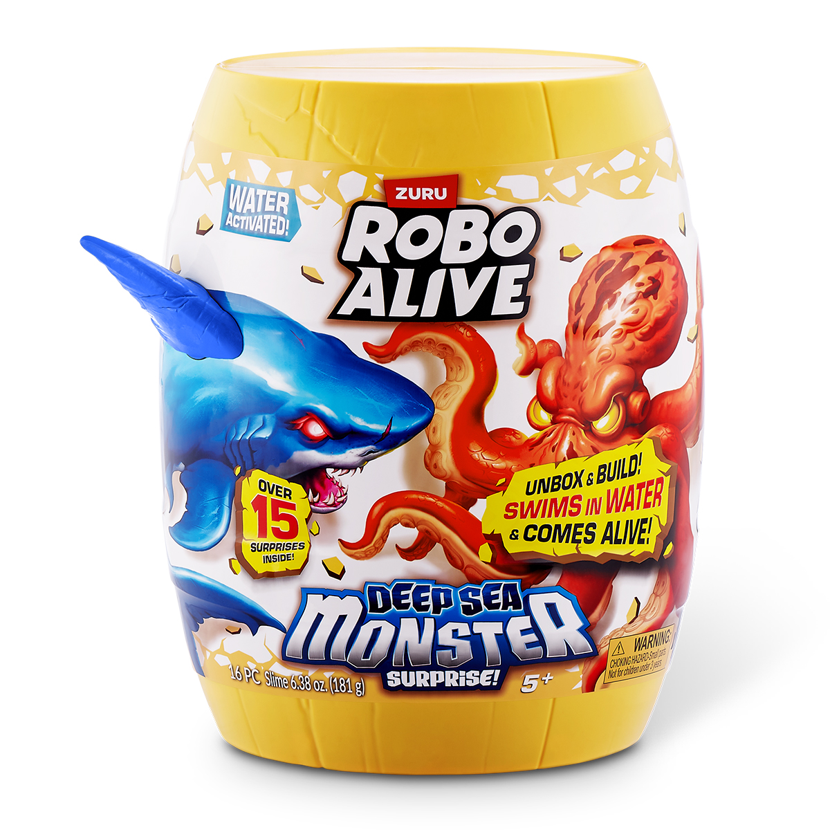 Интерактивный игровой набор Robo Alive S1 – Глубоководный Сюрприз. Большая Белая Акула