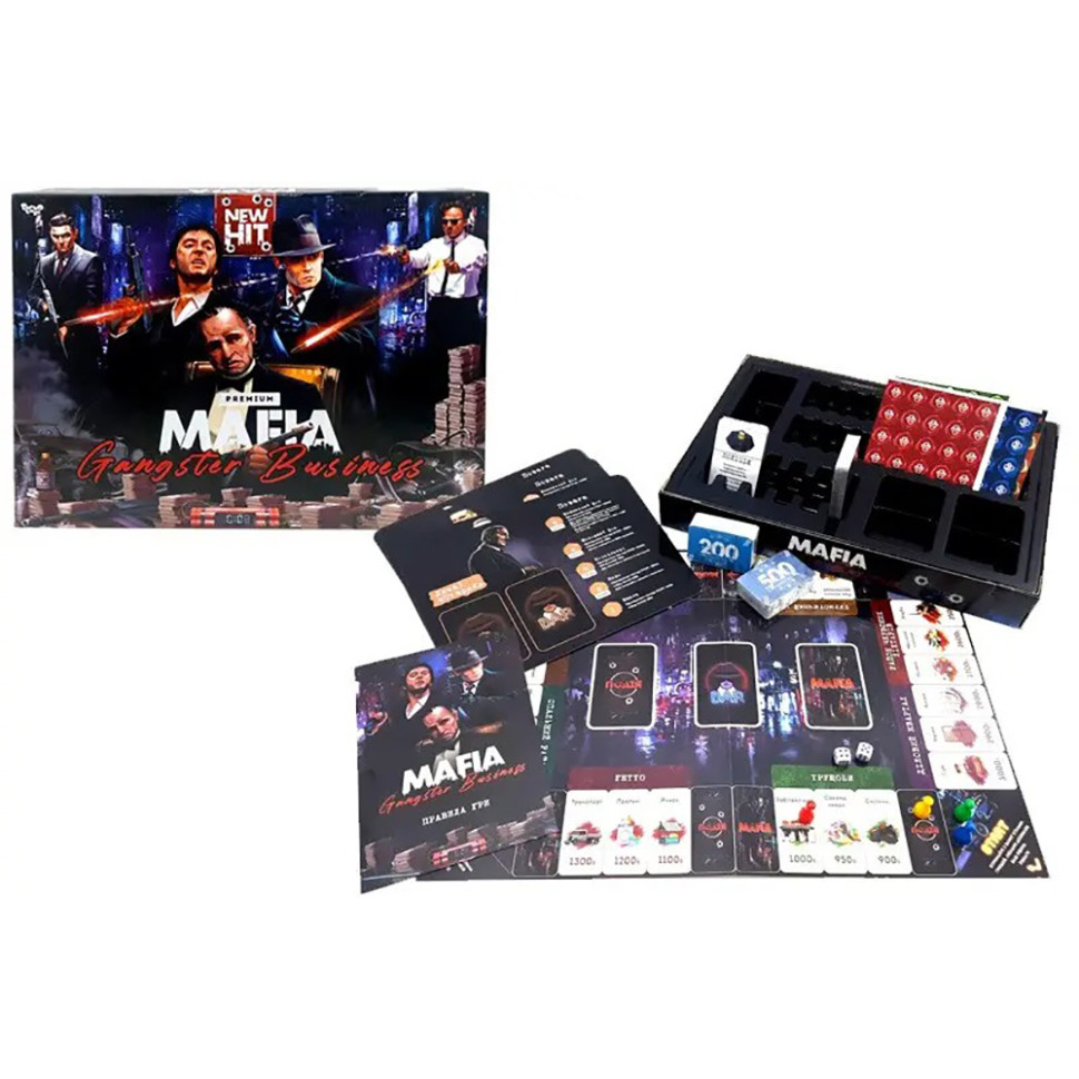 Настольная экономическая игра "MAFIA. Gangster Business. Premium" MAF-03-01U на украинском языке — фото 3