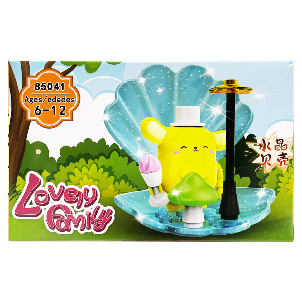 Дитячий ігровий конструктор "PomPomPurin" 85041-2 пластикові деталі
