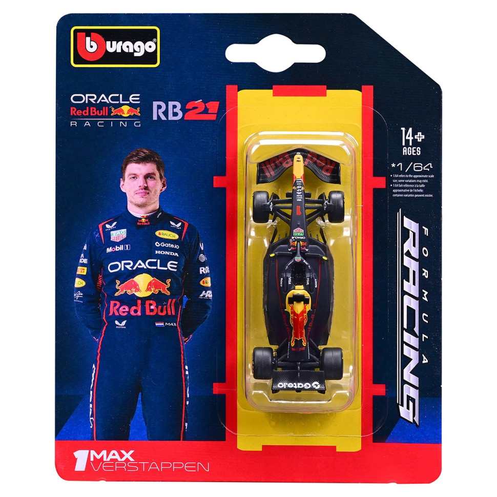 Колекційна автомодель "Red Bull Racing RB21 (2025)" 18-58003, 1:64 масштаб — фото 4