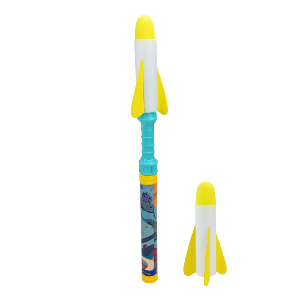 Розважальна Запускалка з ракетами JZ7904(Turquoise) 61 см, 2 ракети