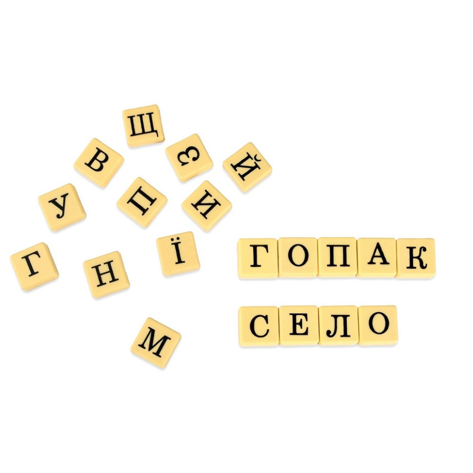 Настільна гра "Словогонка" 30824, 100 плиток із літерами — фото 3