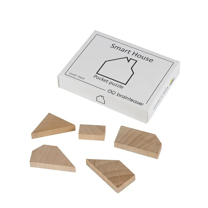 Набір дерев'яних головоломок "Wooden mini puzzle set" Заморочка 12en — фото 3