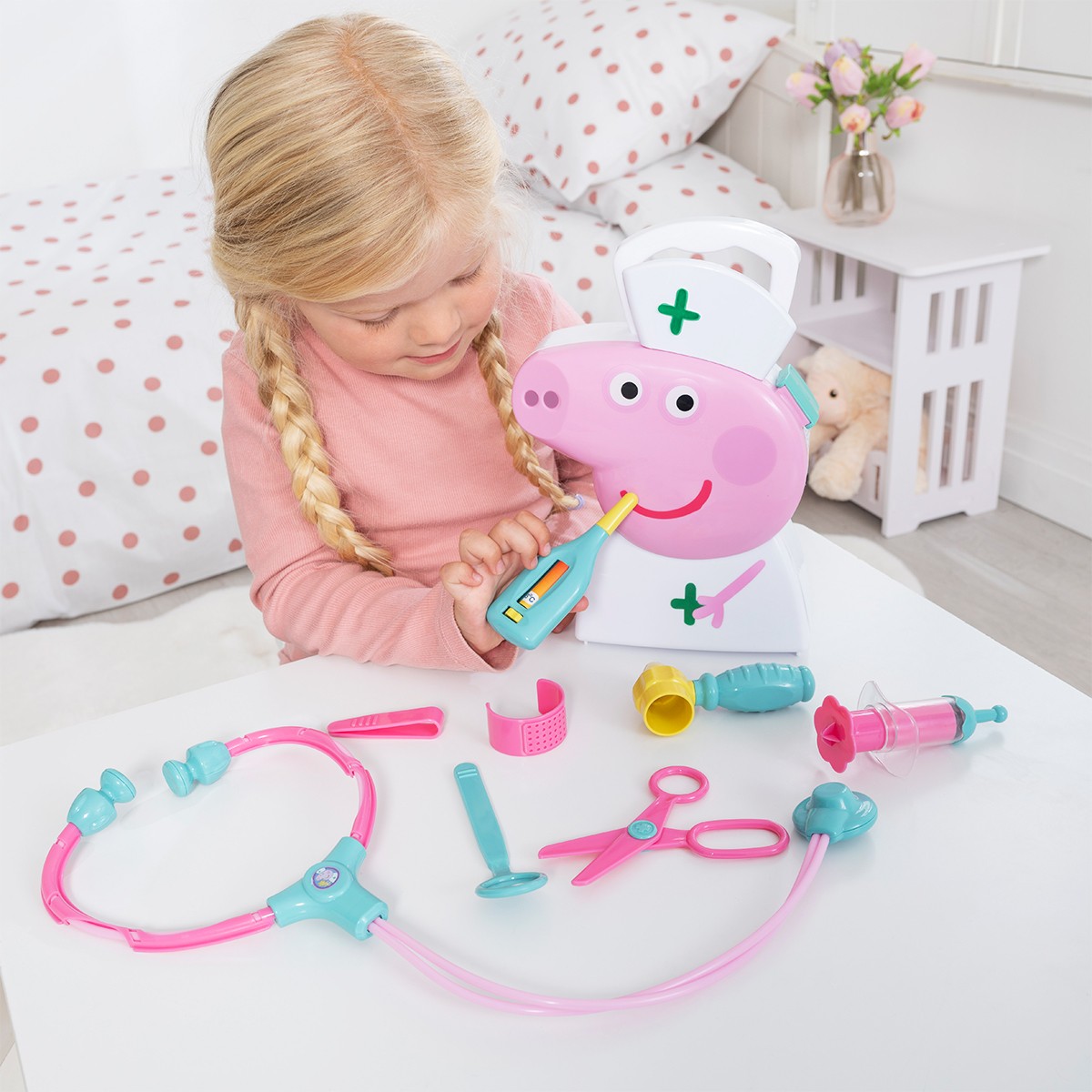Ігровий набір Peppa - Кейс Доктора Пеппи (з аксесуарами) — фото 4