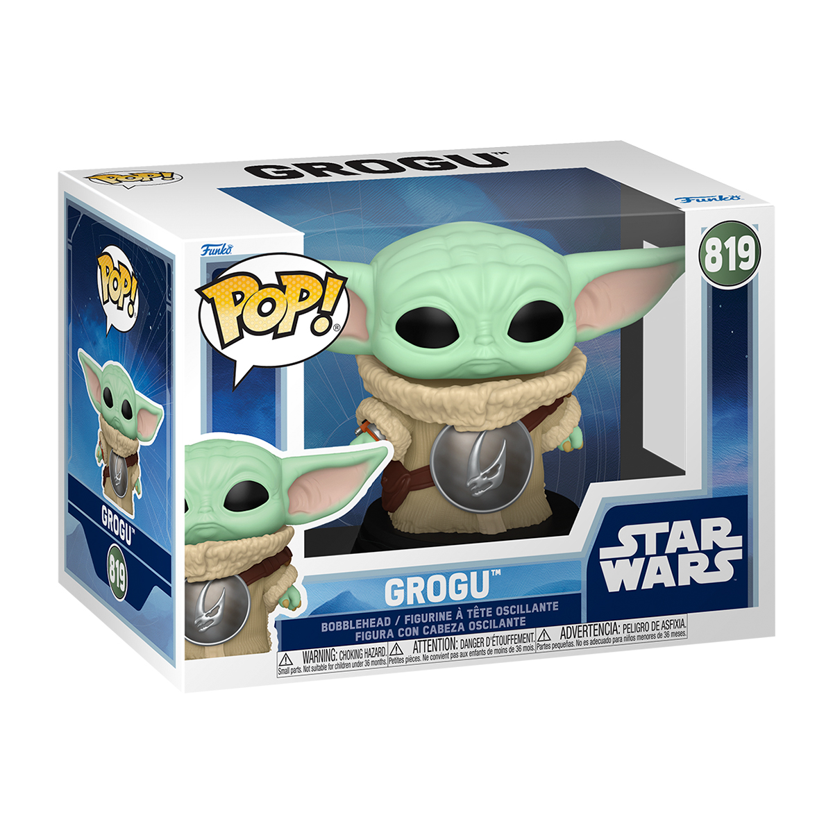 Ігрова фігурка Funko POP! серії "Мандалорець" - Ґроґу з Бронею Брудорога