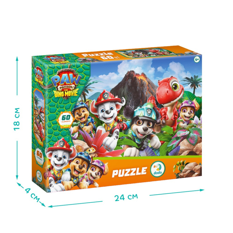 Дитячий пазл "Paw Patrol: Реви як динозавр" 200800, 60 елементів — фото 5