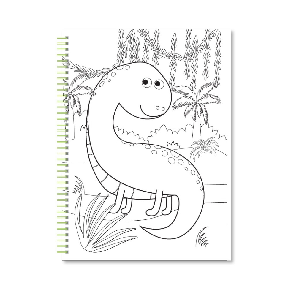 Дитяча розмальовка з олівцями "Coloring fun" НТ-39-04, 24 аркуши — фото 3