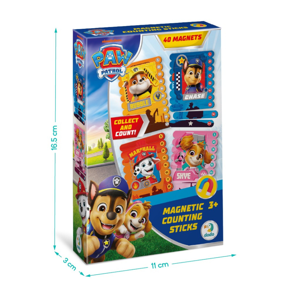Магнитные палочки для счета "Paw Patrol: Герои-спасатели" 200652, 40 магнитных элементов — фото 9