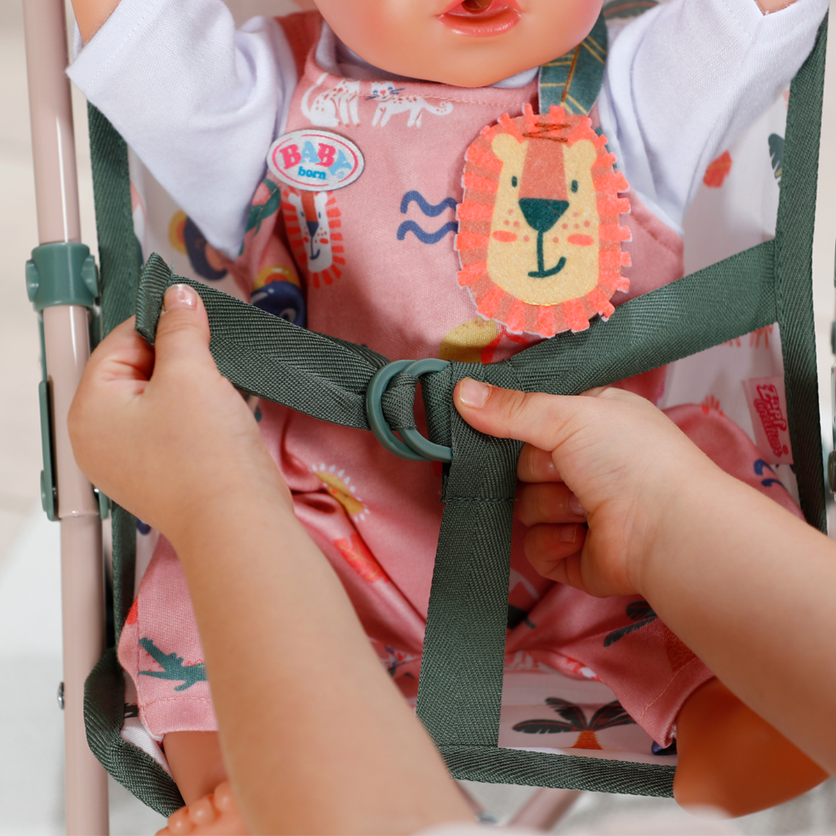 Коляска для куклы BABY born - Тропики (прогулочная, складная) — фото 6