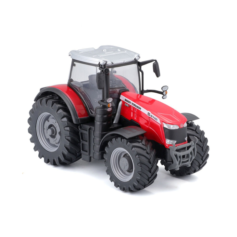 Детская игрушка Трактор Massey Ferguson 8740S Bburago 18-31613, 10 см — фото 3
