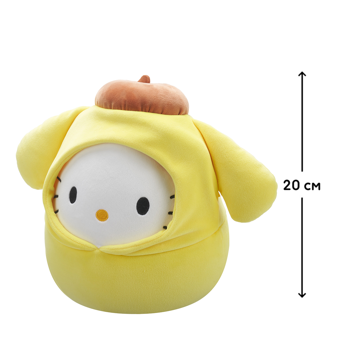 М'яка іграшка Squishmallows серії "Хелоу Кітті" - Хелоу Кітті в Образі Помпомпурін (20 cm) — фото 5
