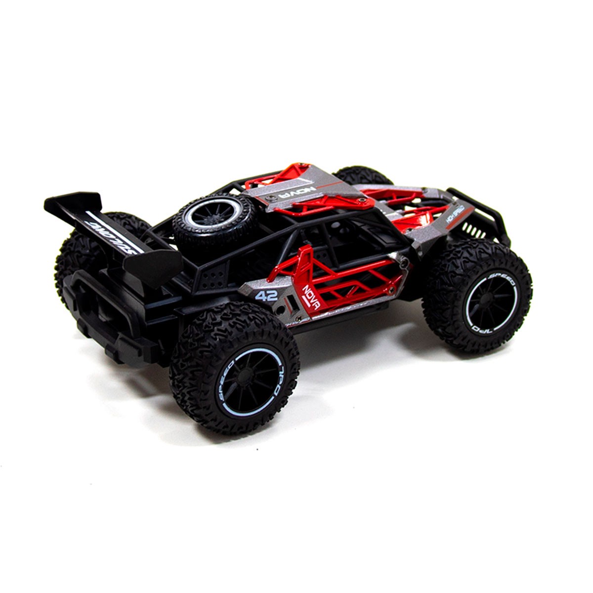 Автомобіль Metal Crawler з р/к - NOVA (сіро-червоний, метал. корпус, акум.3,7V, 1:16) — фото 9