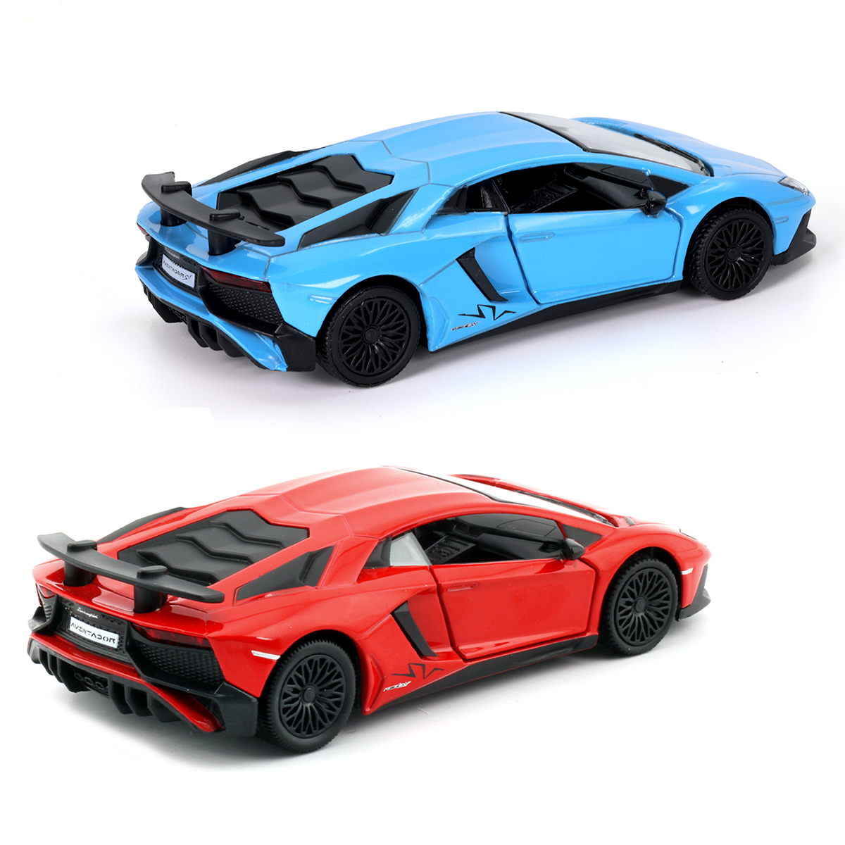 Автомодель - Lamborghini Aventador (красный, синий) — фото 5