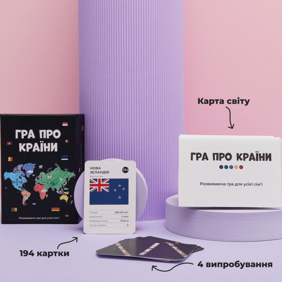 Игра настольная О странах MemoGames 0003MG 194 страны мира — фото 11