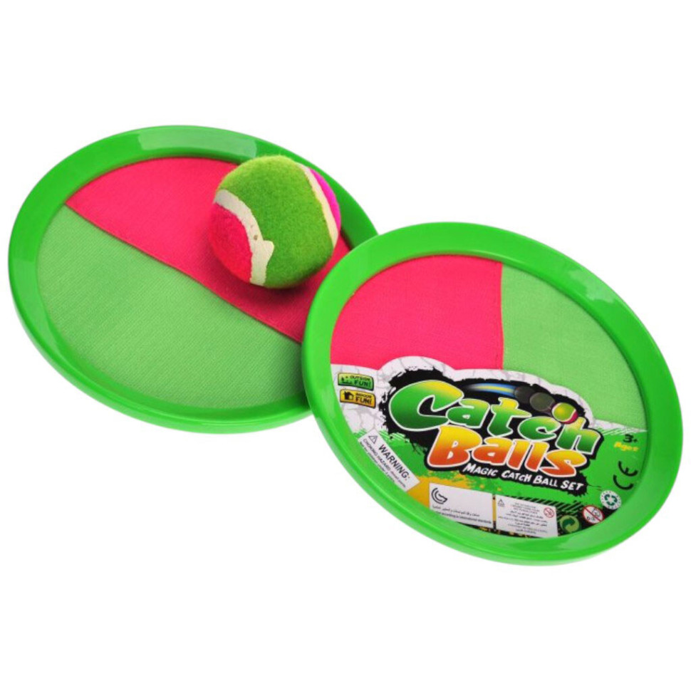 Дитяча розважальна гра "Catch ball" 750-2CH, 2 тарілки для лову, м'яч