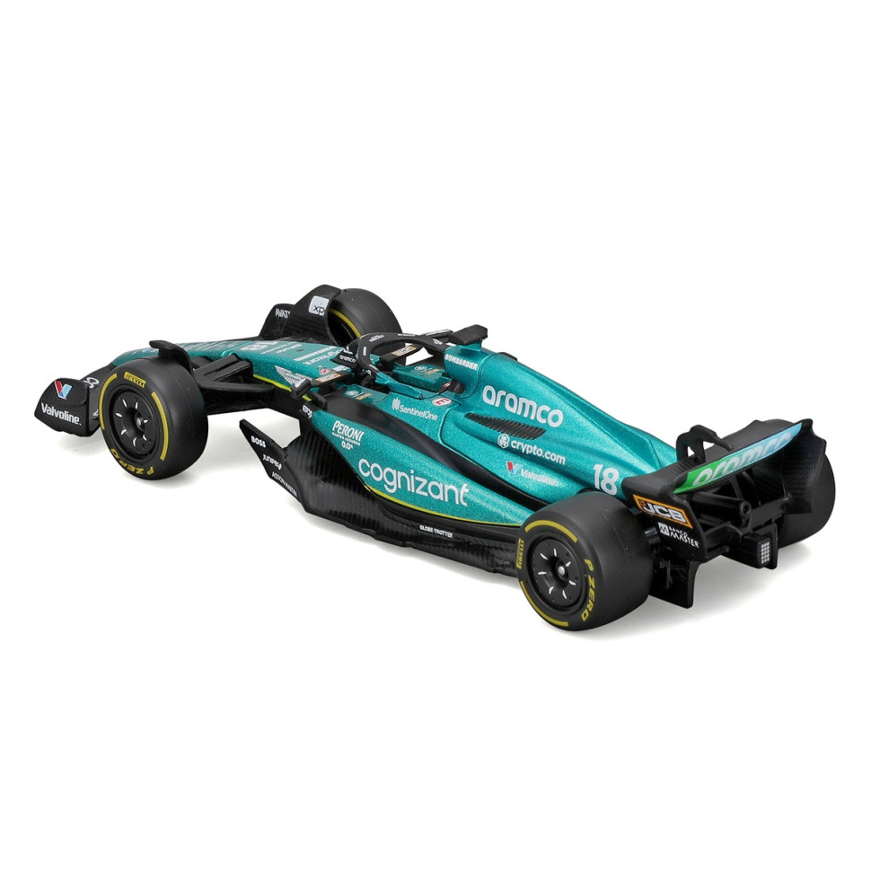 Колекційна автомодель "Aston Martin AMR23 (2023)" Bburago 18-38090, 1:43 масштаб — фото 3