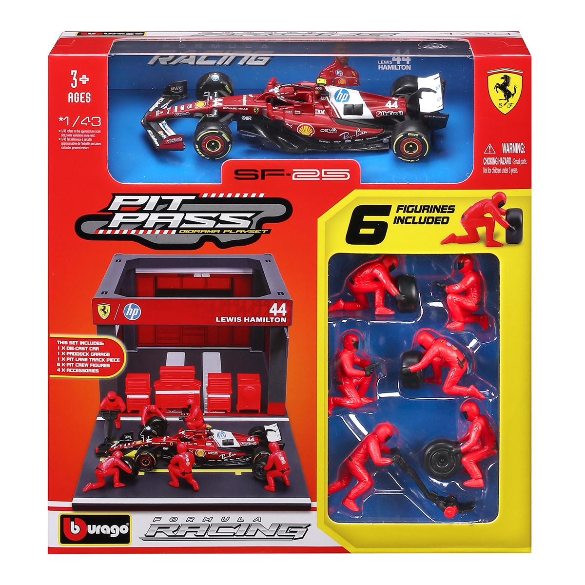 Игровой набор - PIT PASS Ferrari SF-25 (1:43) — фото 2
