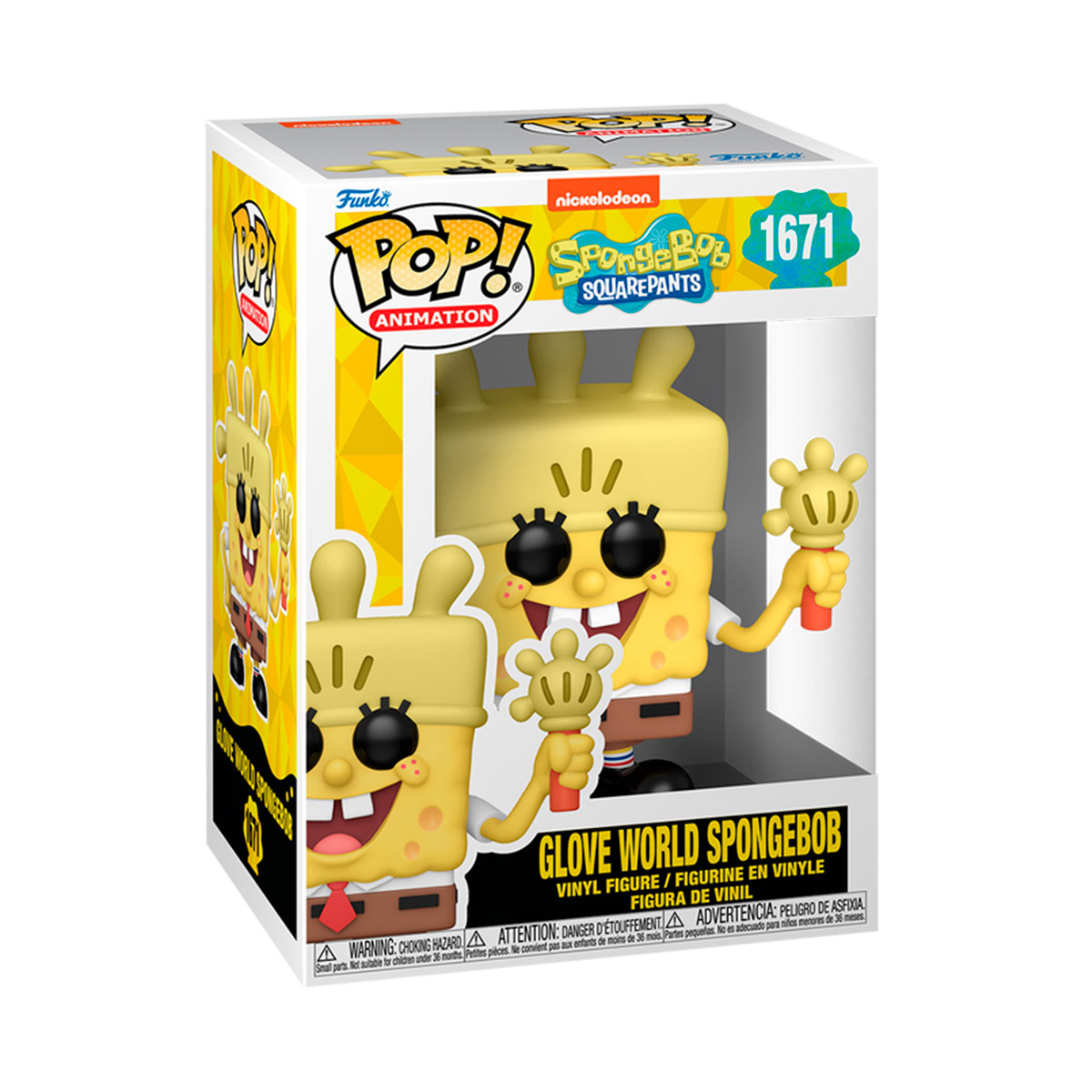 Ігрова фігурка Funko POP! серії "Губка Боб Квадратні Штани" - Губка Боб з Рукавичкою-Ліхтариком — фото 3