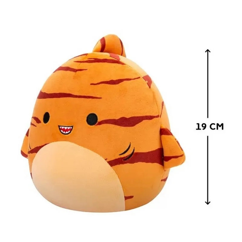М'яка іграшка ТИГРОВА АКУЛА ДЖАГГЕР Squishmallows SQCR06597, 19 см — фото 7
