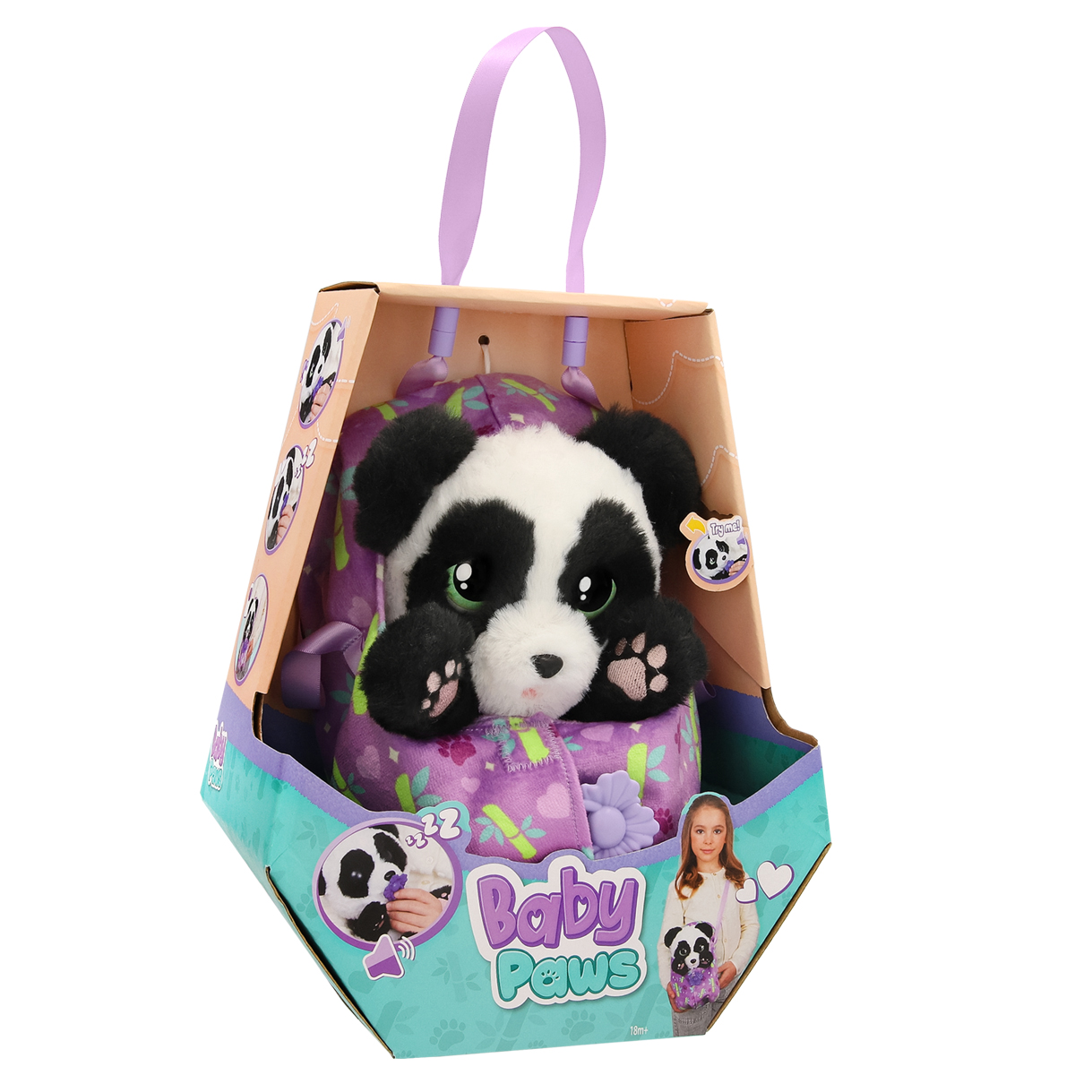 Інтерактивна іграшка Baby Paws W3 – Малюк Панда (з аксес.) — фото 10