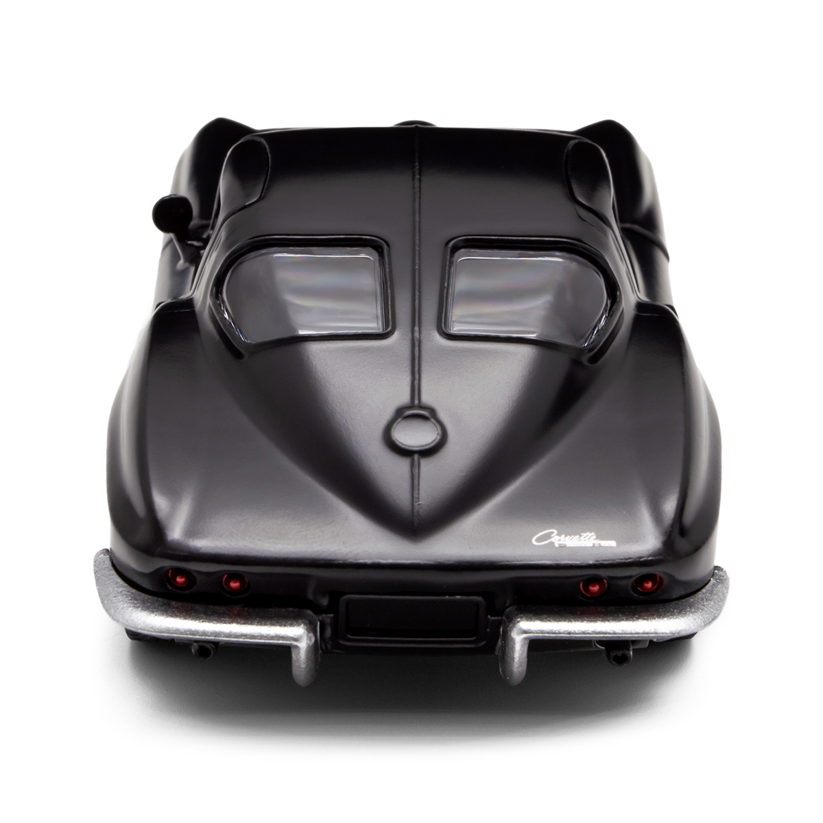 Автомодель - Chevrolet Corvette Split Window 1963 (матовий чорний) — фото 10