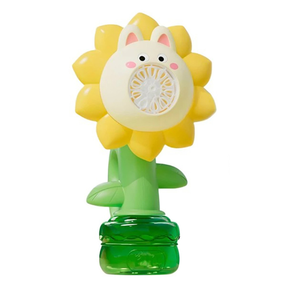 Мильні бульбашки Flower Bubble Machine BJC-5A(Bunny-Yellow) зі світлом