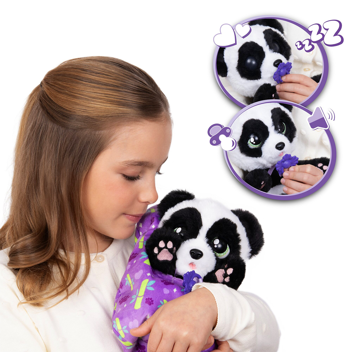 Інтерактивна іграшка Baby Paws W3 – Малюк Панда (з аксес.) — фото 9