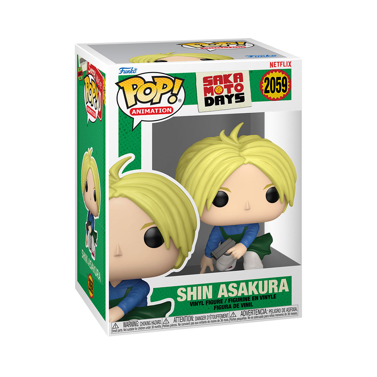 Ігрова фігурка Funko POP! серії "Дні Сакамото" - Шін Асакура