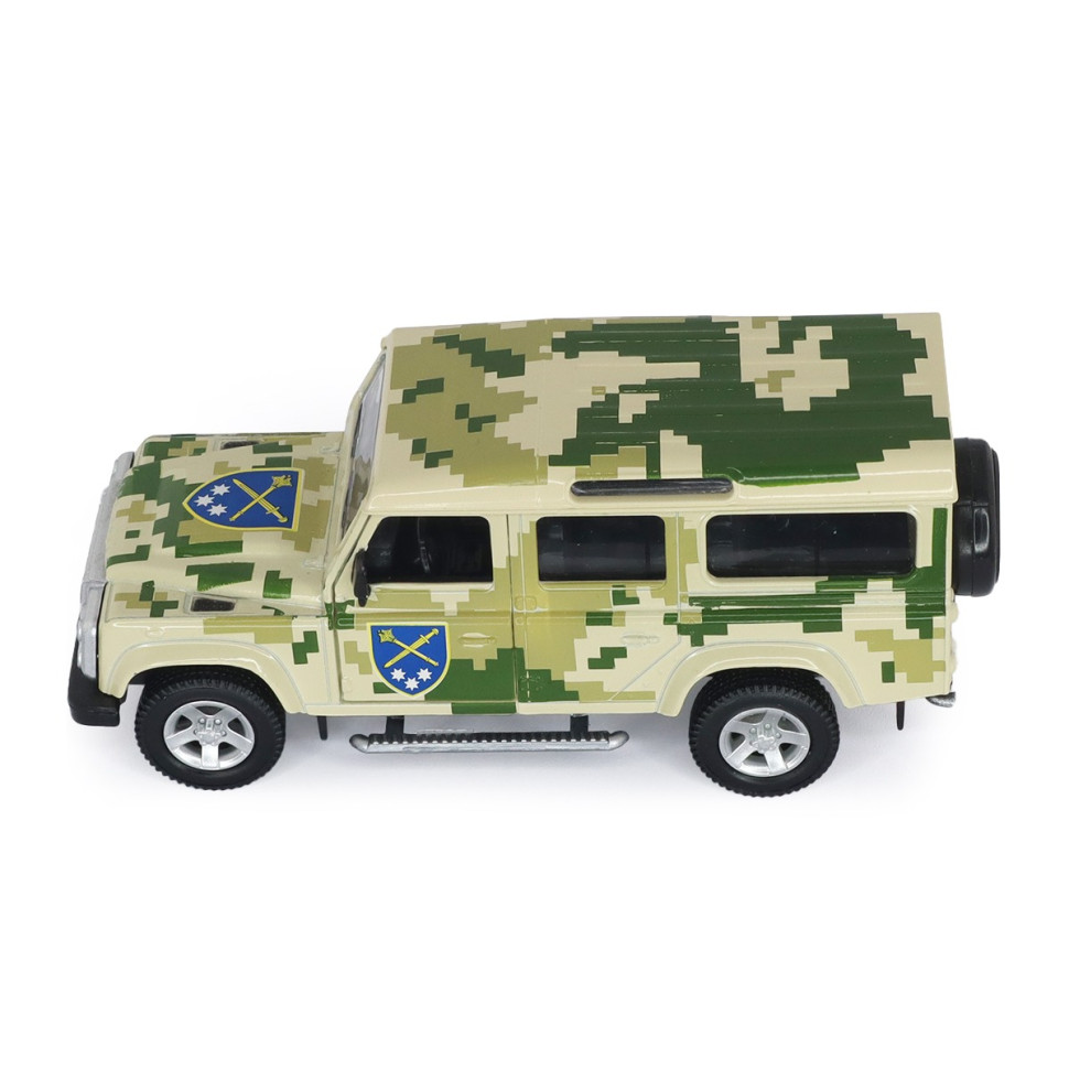 Автомодель серії "Шеврони Героїв" Land Rover Defender "Схід" TechnoDrive 250396UM — фото 6