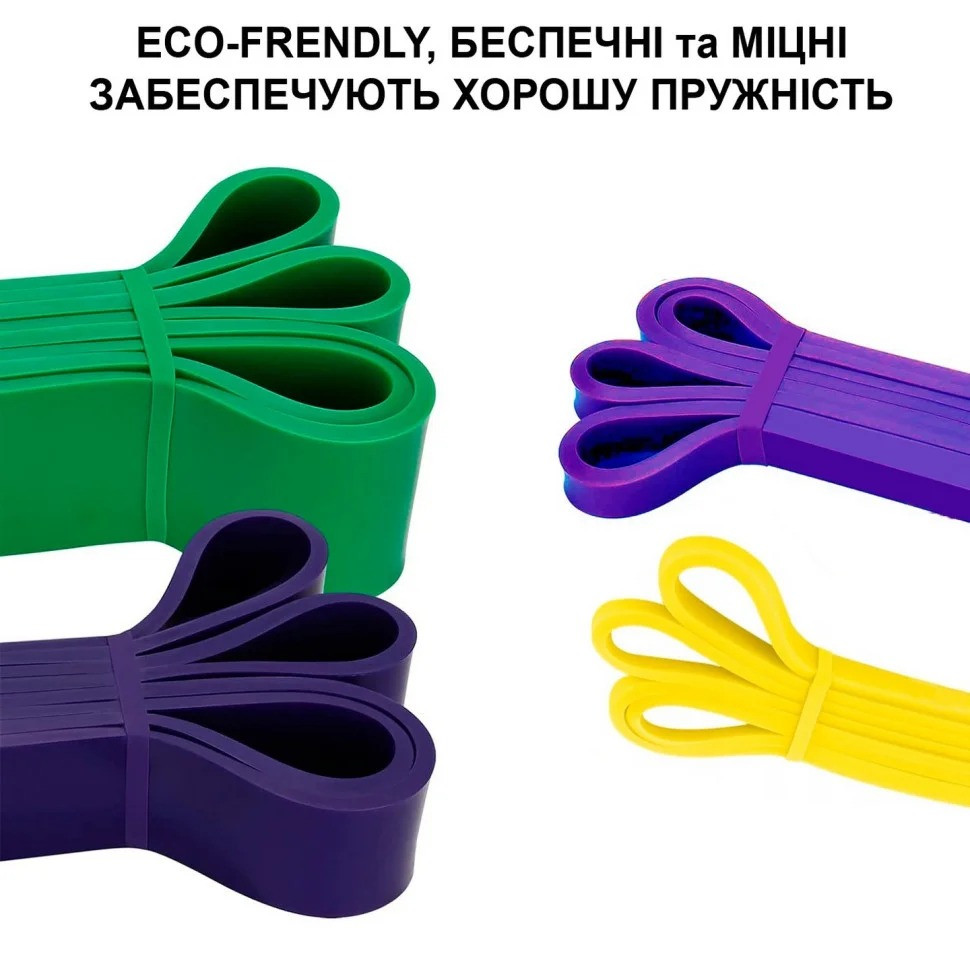 Гумові петлі для тренувань "Pro Loop Bands" NE-SET-452 4шт — фото 2