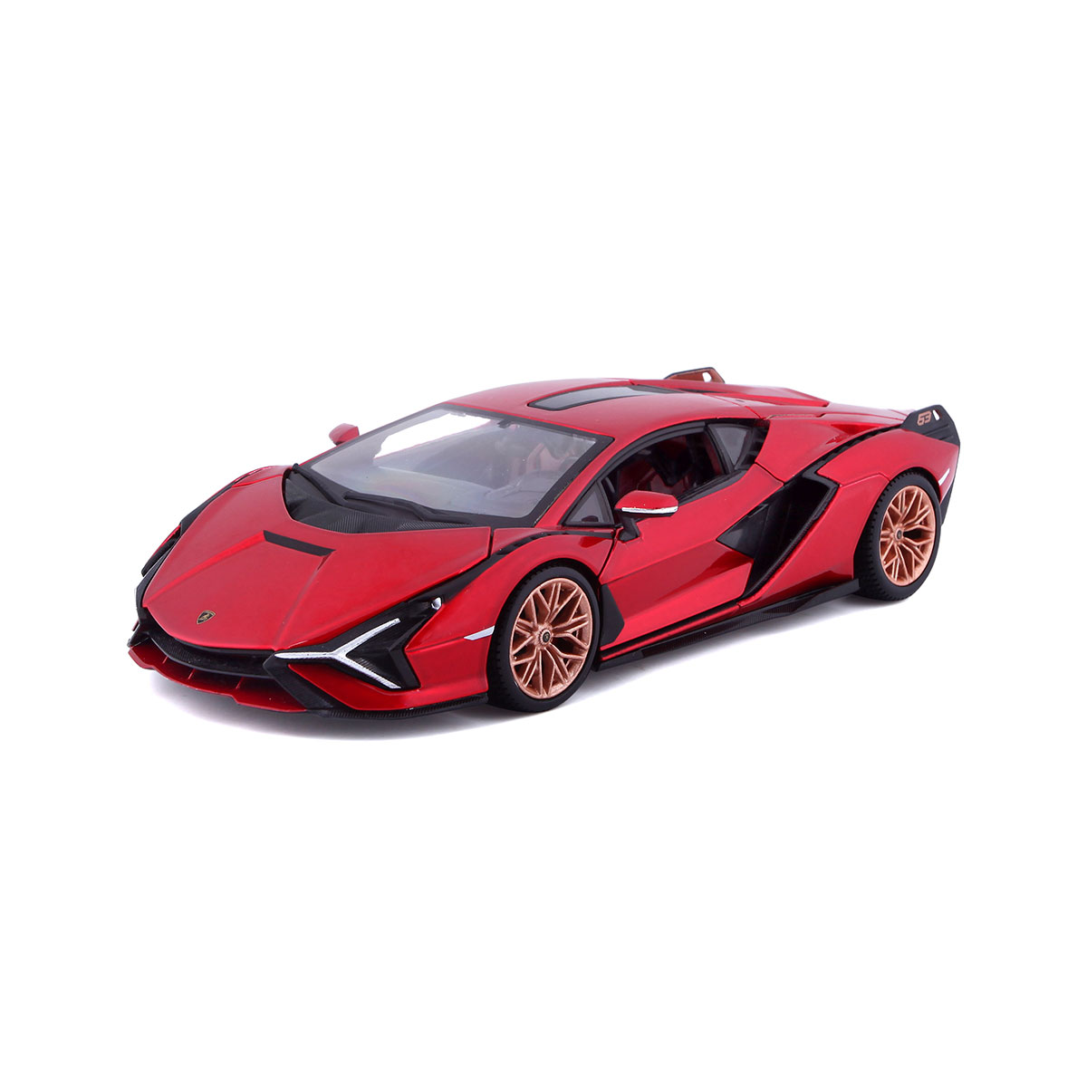 Автомодель - Lamborghini Sián FKP 37 (асорті зелений металік, червоний металік, 1:24) — фото 6