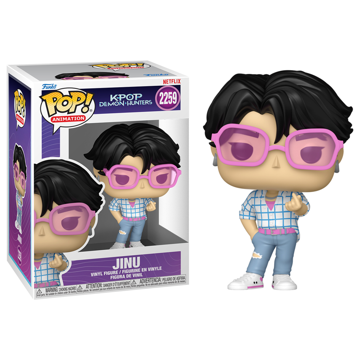 Ігрова фігурка Funko POP серії "Кейпоп-мисливиці на демонів" - Джіну (W/CH) — фото 3