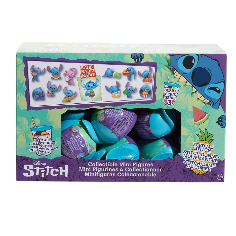 Фігурка-сюрприз у капсулі "Стіч зі смаколиками" STITCH 46288 серії "Feed Me" іграшка 4 см — фото 2