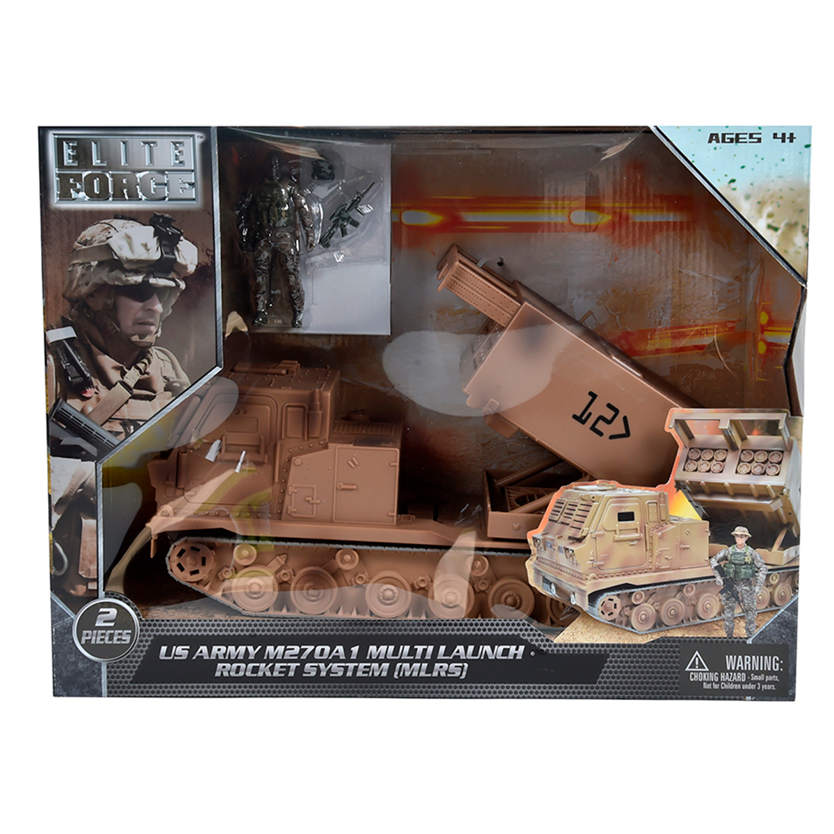Игровой набор Elite Force — Пусковая Ракетная Установка M270A1 (Пру, фигурка)