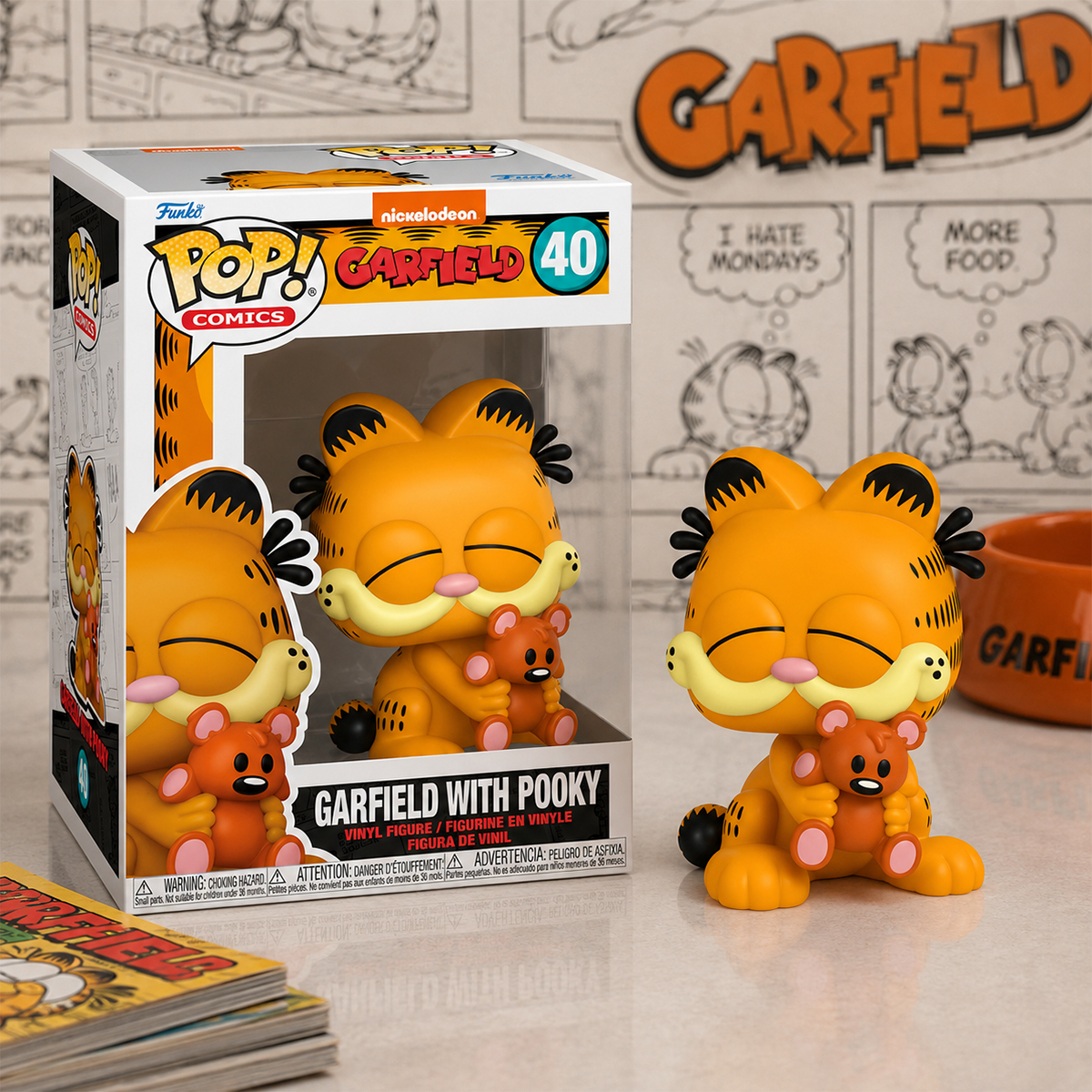 Игровая фигурка Funko POP! cерии "Гарфилд" - Гарфилд с Пуки — фото 3