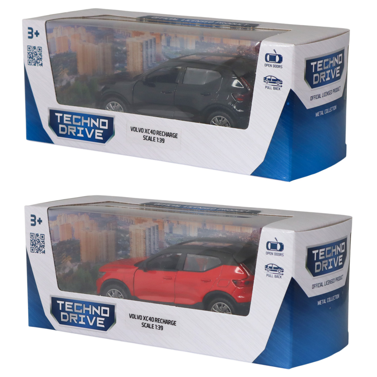 Автомодель – Volvo XC40 (червоний, чорний) — фото 4