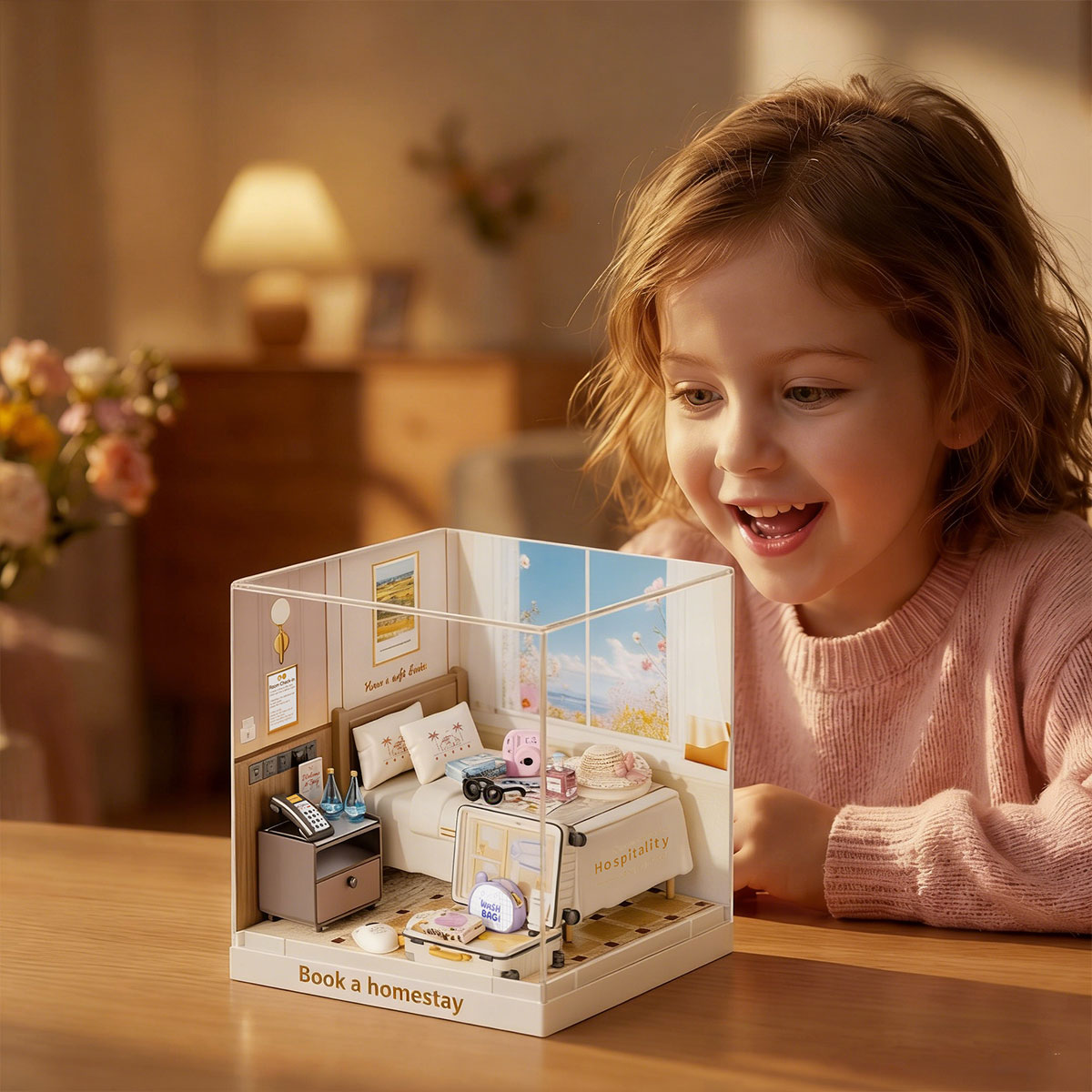Конструктор-румбокс Mini House серии "Интерьер Мини" – Номер в Отеле — фото 7