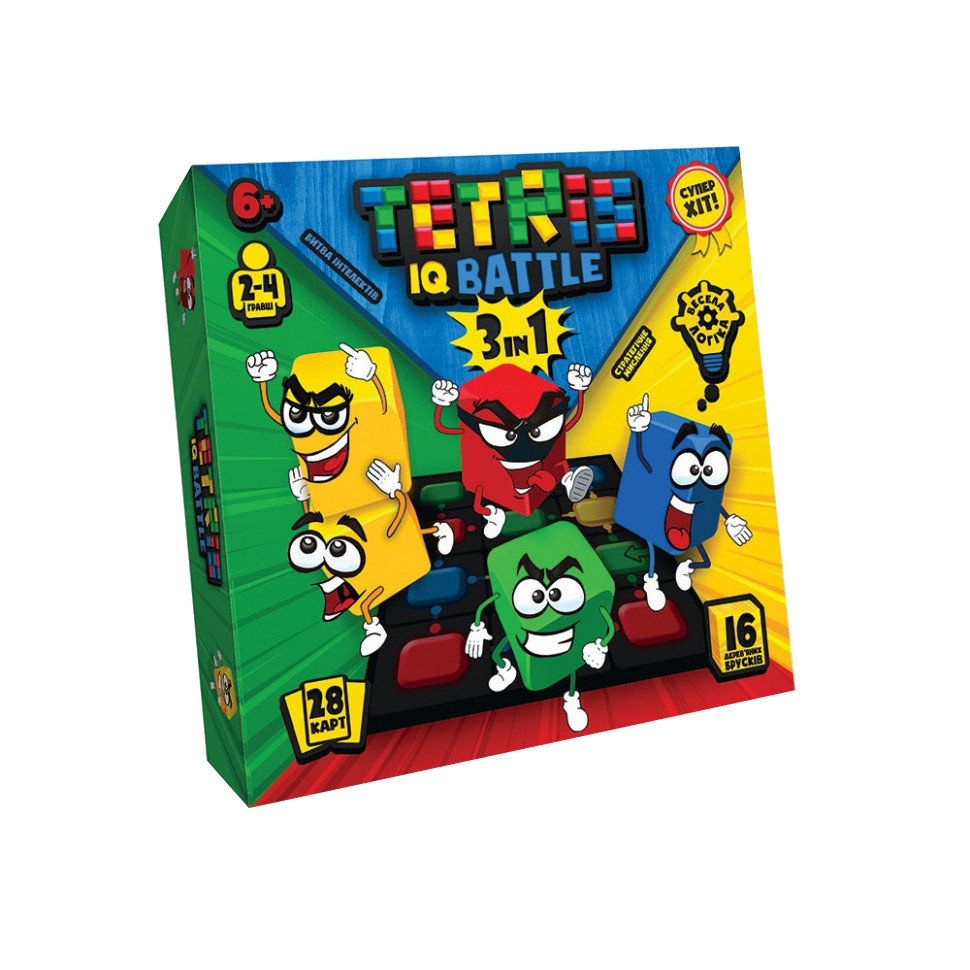 Розважальна гра "Tetris IQ battle 3in1" G-TIB-02U укр. мовою