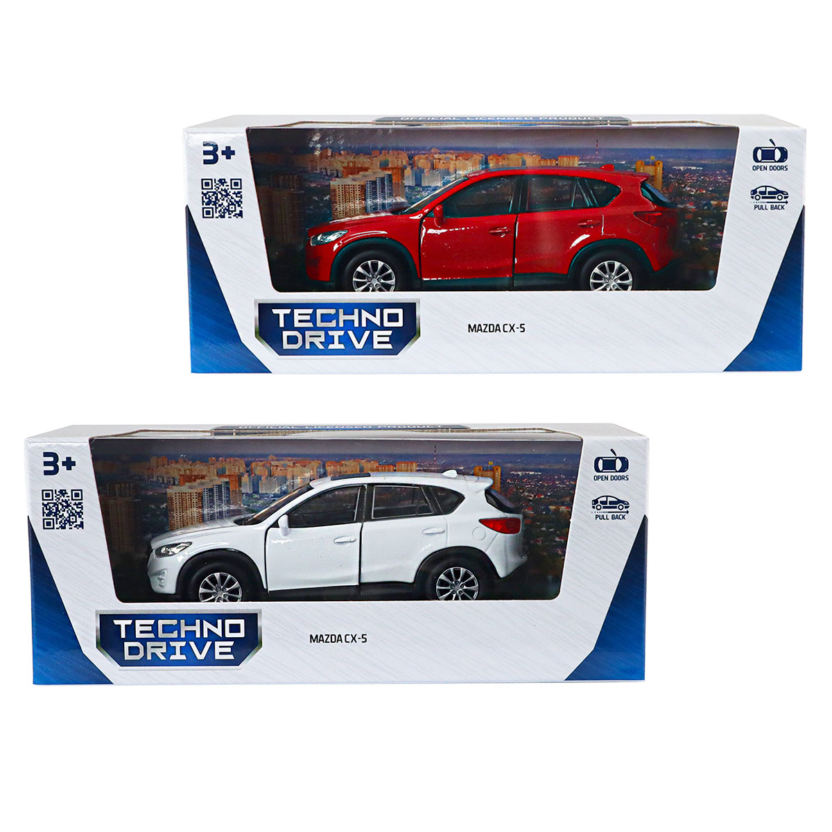 Автомодель – Mazda CX-5 (червоний, білий) — фото 5
