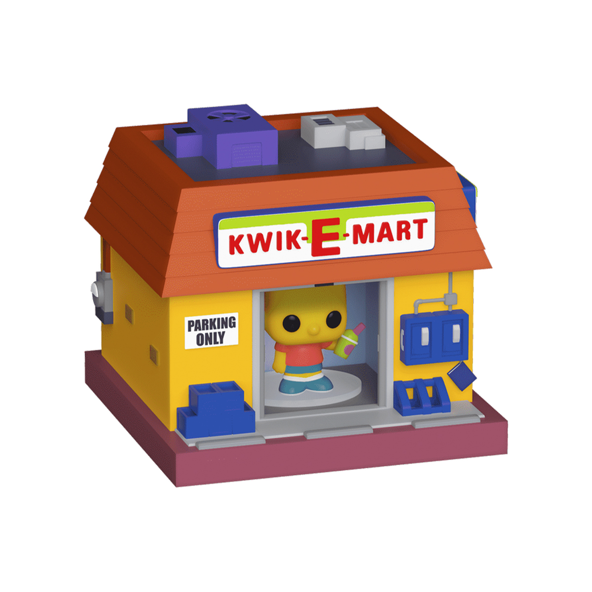 Набір фігурок Bitty POP! Town серії "Сімпсони" - Барт Сімпсон і Квікі-Март — фото 2