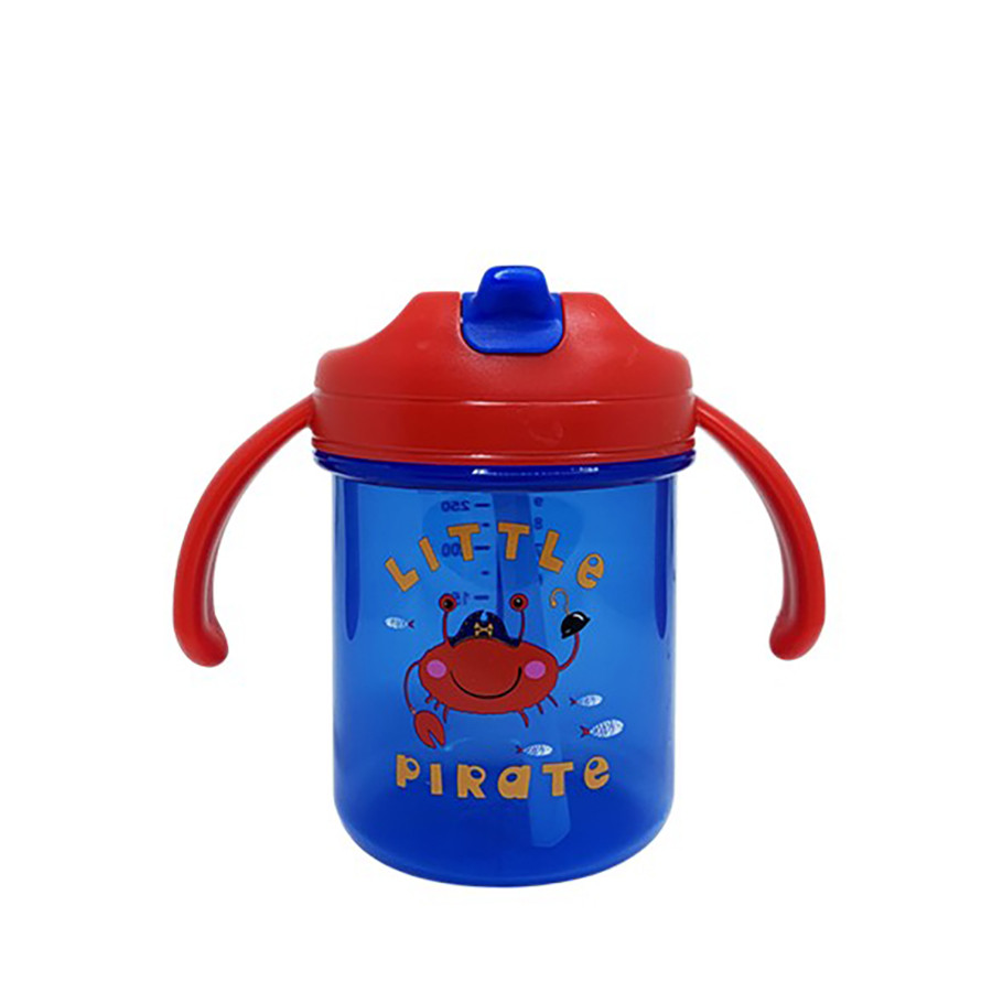 Детский поильник с трубочкой "Little pirate" MGZ-0335(Red) 280 мл — фото 3