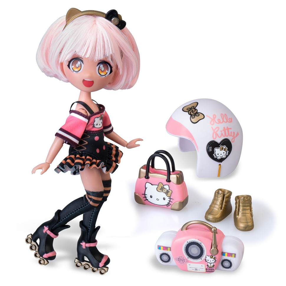 Дитяча лялька "Золота Роллер Діва" 4SF Manga Dolls HKTF1000 серії "Hello Kitty" — фото 2