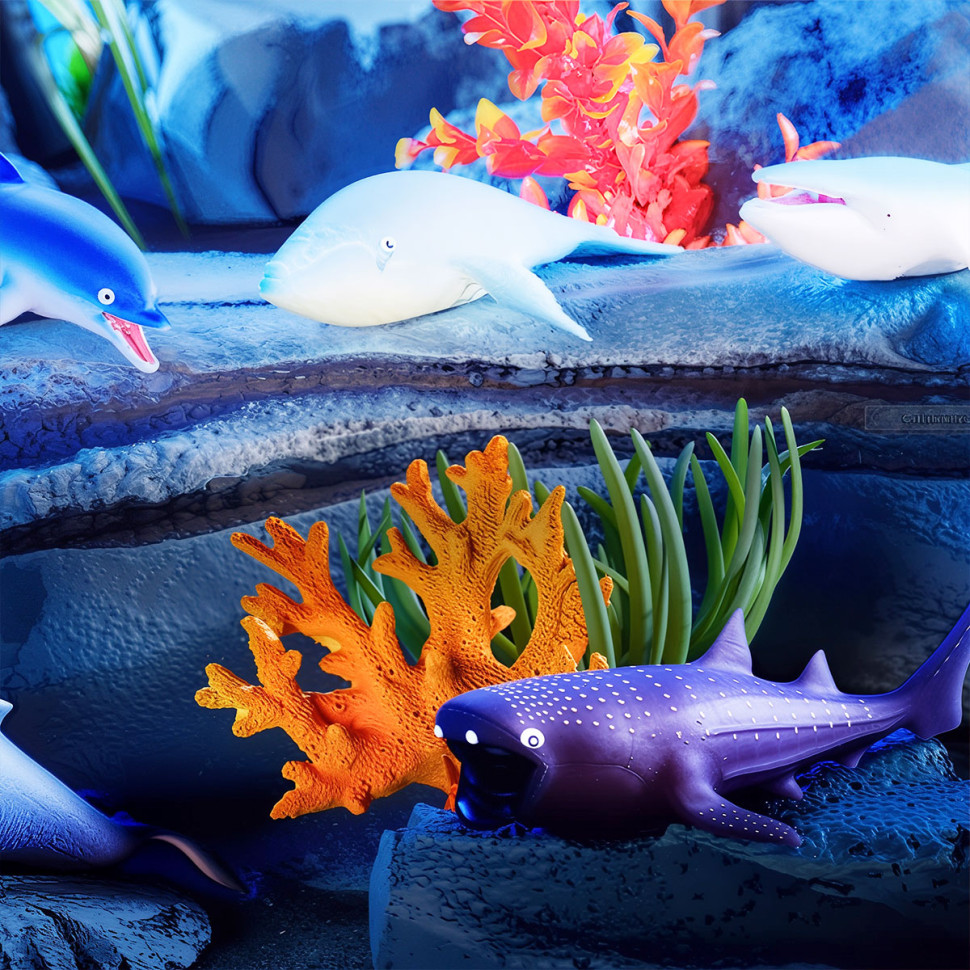 Стретч-игрушка в виде животного "Подводные властелины Море и бездна" #sbabam 15/CN22 игрушка-сюрприз — фото 5