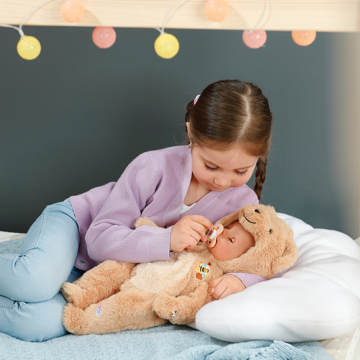 Кукла BABY born – Эмма в Костюме Мишки (43 cm, с аксессуарами) — фото 10