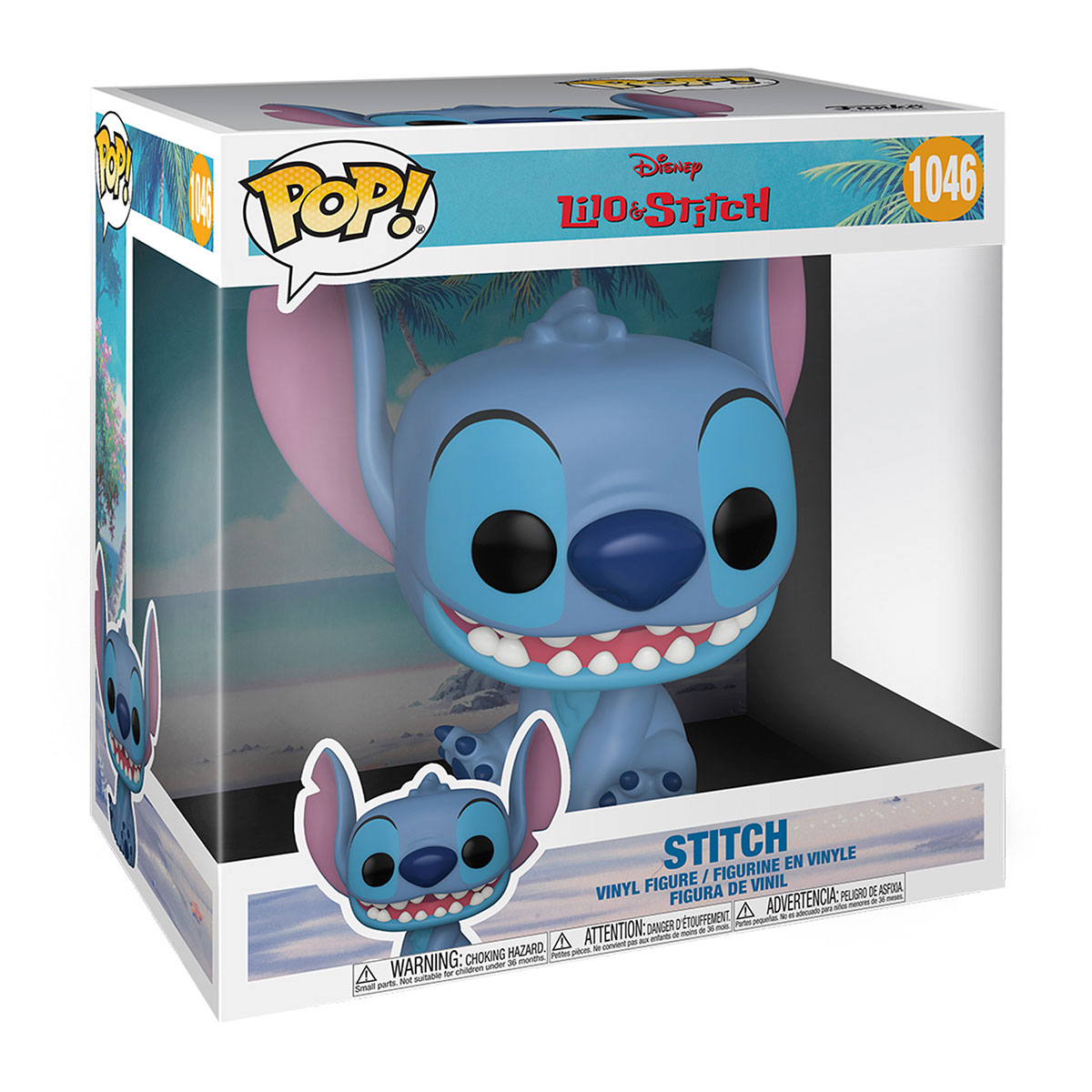 Ігрова фігурка Funko POP! серії "Ліло та Стіч" - Стіч, Що Посміхається (25 см) — фото 4