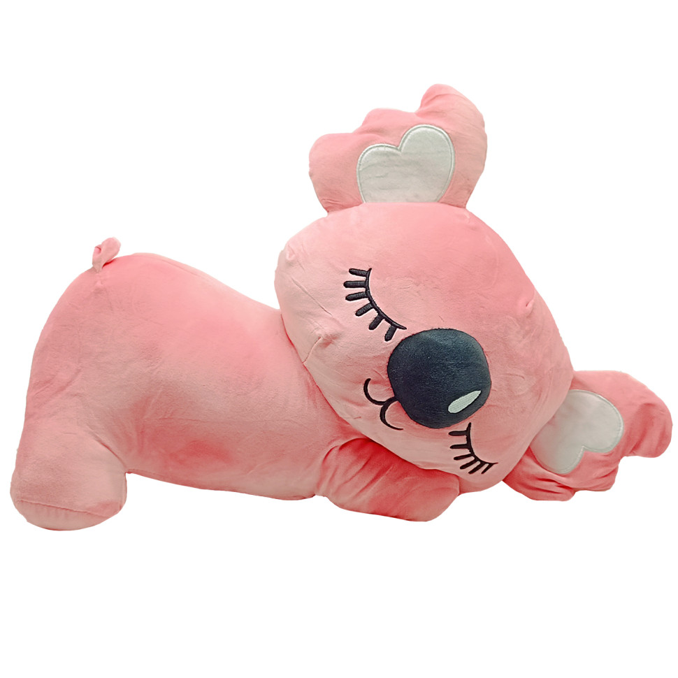 Дитяча м'яка іграшка "Коала" L1129(Pink) іграшка з пледом, розмір 50 см — фото 7