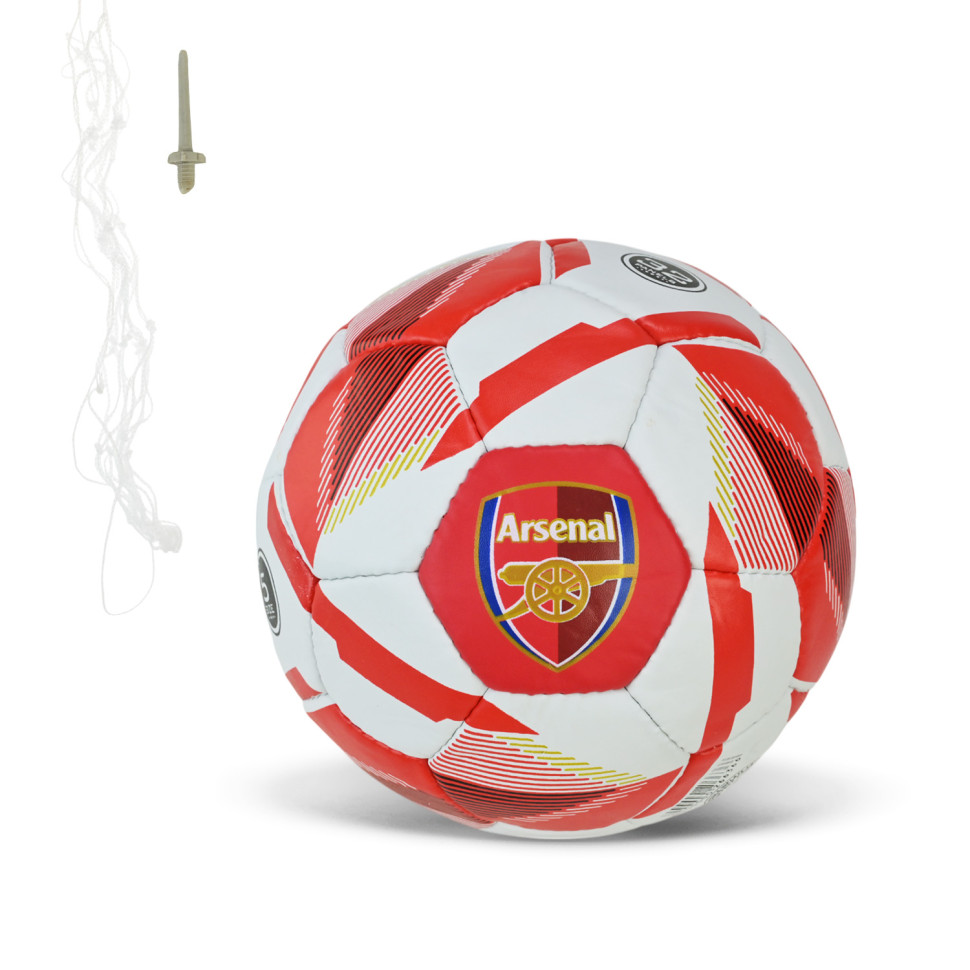 Мяч футбольный ARSENAL FP094 №5, PU 420 грамм, 32 панели, сетка+игла в комплекте — фото 2