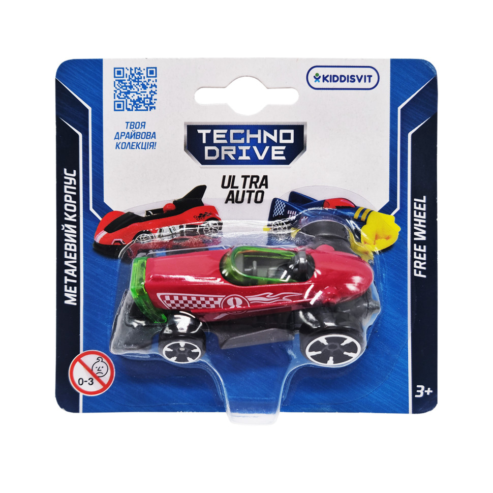 Ігрова міні-машинка Ultra Auto TechnoDrive 250321W-5 металевий корпус